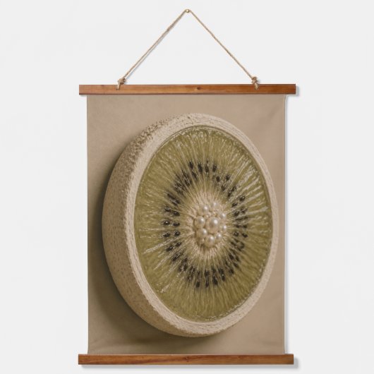 Kiwi Fruit Snee Hanggend Wandkleed (Voorkant)