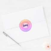 Kiwi Fruit Sunrise Name Label (Envelop)