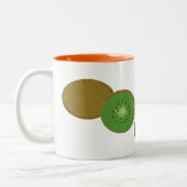 Kiwi Fruit Tweekleurige Koffiemok (Links)
