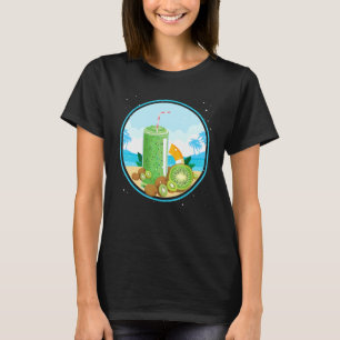 Kiwi Fruit Vakantie Strand Zwembad Feest Zomer Kos T-shirt