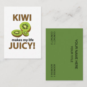 Kiwi Fruit Visitekaartje