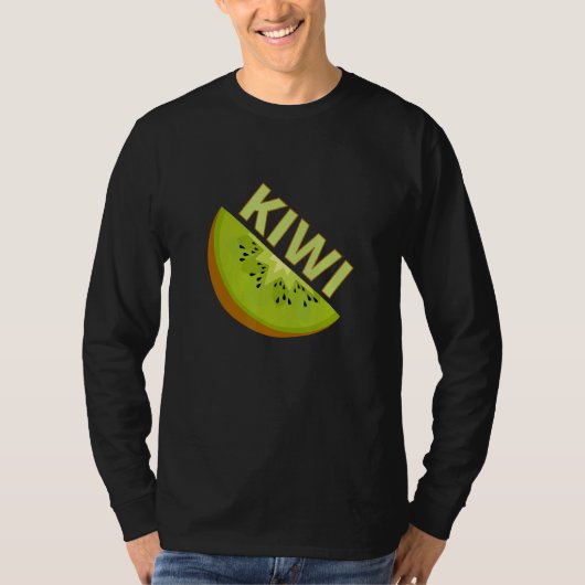 Kiwi Fruit Voor Strand T-shirt (Voorkant)