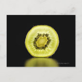 Kiwi, Fruit, Zwarte achtergrond Briefkaart (Voorkant)