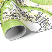 Kiwi, fruitig, groen en wit, vers, sappig, wit cadeaupapier (Rol Hoek)