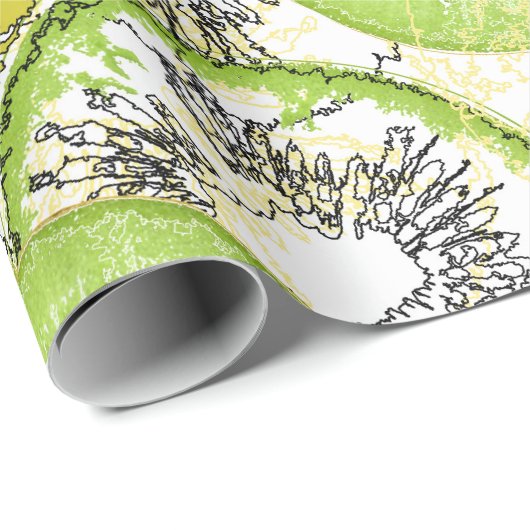 Kiwi, fruitig, groen en wit, vers, sappig, wit cadeaupapier (Rol Hoek)