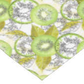 Kiwi, fruitig, groen en wit, vers tafelkleed (Gekanteld)