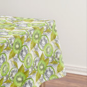 Kiwi, fruitig, groen en wit, vers tafelkleed (Voorbeeld)