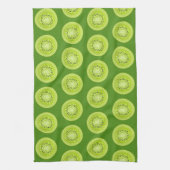 Kiwi gestileerde fruitslangen theedoek (Verticaal)