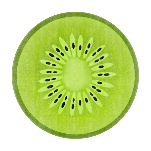 Kiwi-gestyliseerde vruchtenplak snijplank (Voorkant)