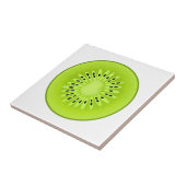 Kiwi-gestyliseerde vruchtenplak tegeltje (Zijkant)