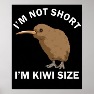 Kiwi Gift Mannen Kiwi Bird Women New Zealand Kiwi Poster