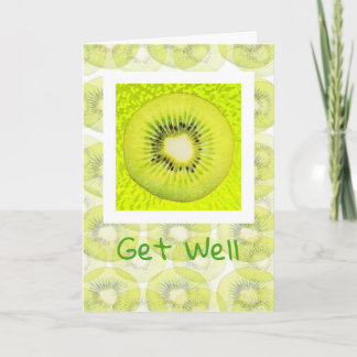 Kiwi grafische kunst Word gezond Kaart