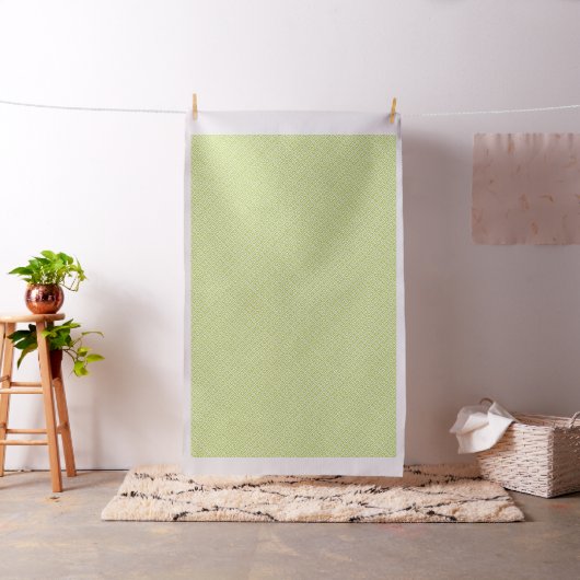 Kiwi Green Greek Key Pattern Stof (Voorbeeld)
