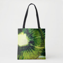 Kiwi Green Shopping and Books Tote Bag