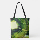 Kiwi Green Shopping and Books Tote Bag (Achterkant)