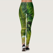Kiwi Green Tie Dye New Leggings (Achterkant)