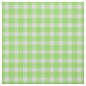 Kiwi groen en wit geruit geruit gingham stof (Swatch)