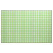 Kiwi groen en wit geruit geruit gingham stof (Fat Quarter)