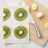 Kiwi Groen Fruit 4Keri Theedoek (Quarter Fold)