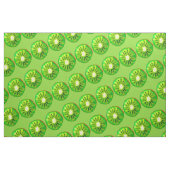 Kiwi groene pop kitsch stof (Fat Quarter)