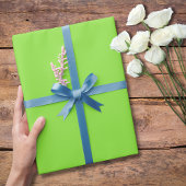 Kiwi Groene Stevige Kleur | Klassiek | Elegant Cadeaupapier