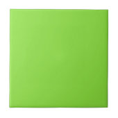 Kiwi Groene Stevige Kleur | Klassiek | Elegant Tegeltje (Voorkant)