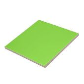 Kiwi Groene Stevige Kleur | Klassiek | Elegant Tegeltje (Zijkant)