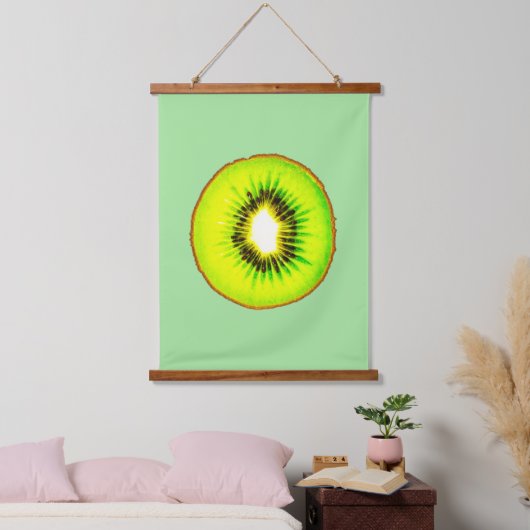 Kiwi Hangend Wandkleed (Slaapkamer)