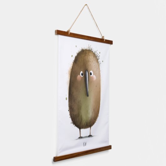 Kiwi Hangend Wandkleed (Gebogen)