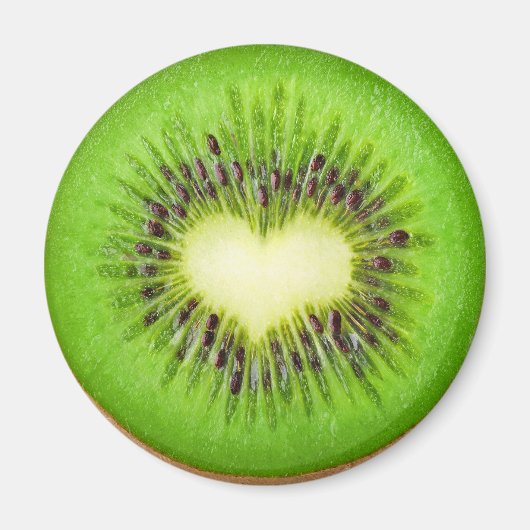 Kiwi hart magneet (Voorkant)