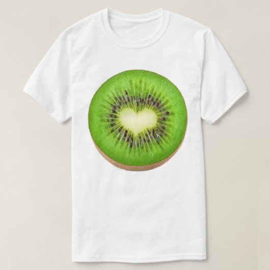 Kiwi hart t-shirt (Design voorkant)
