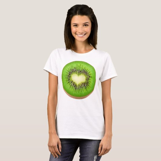 Kiwi hart t-shirt (Voorkant volledig)