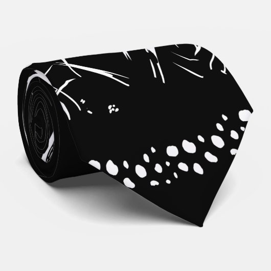 Kiwi in de Nieuw-Zeelandse Struik Stropdas (Opgerold)