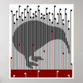 Kiwi in de Raupo, BULLRUSH Poster (Voorkant)