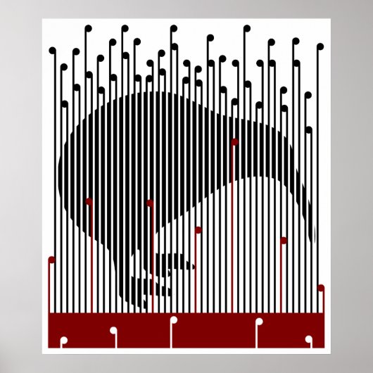 Kiwi in de Raupo, BULLRUSH Poster (Voorkant)