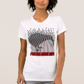 Kiwi in de Raupo, BULRUSH T-shirt (Voorkant)