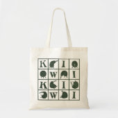 Kiwi in the matrix tote bag (Voorkant)