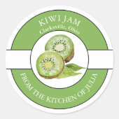 Kiwi Jam Etiket (Voorkant)