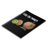 Kiwi Joke Bird Fruit Animal Kiwi Notitieboek (Linkerzijde)