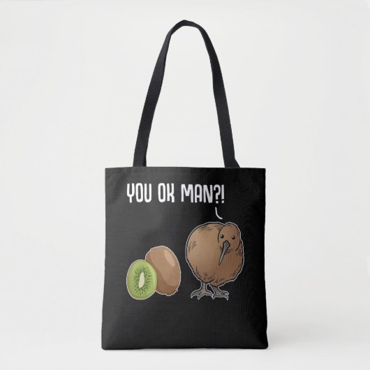 Kiwi Joke Bird Fruit Animal Kiwi Tote Bag (Voorkant)