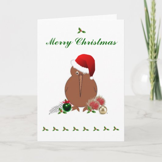 KIWI KERST KAART (Voorkant)