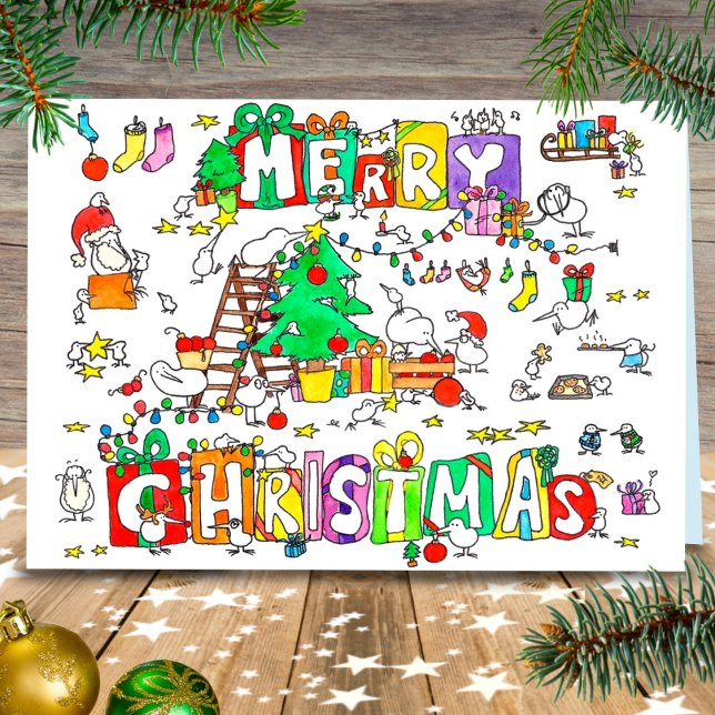 Kiwi kerstkaart van Nicole Janes (Creator heeft geüpload)