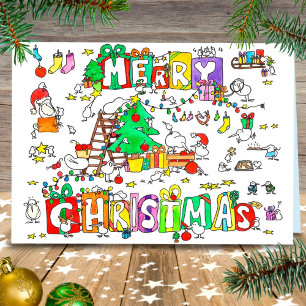 Kiwi-kerstwenskaart van Nicole Janes