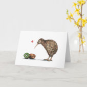 Kiwi & Kiwi Kaart (Gele Bloem)