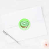 Kiwi - Klassieke Ronde Sticker (Envelop)