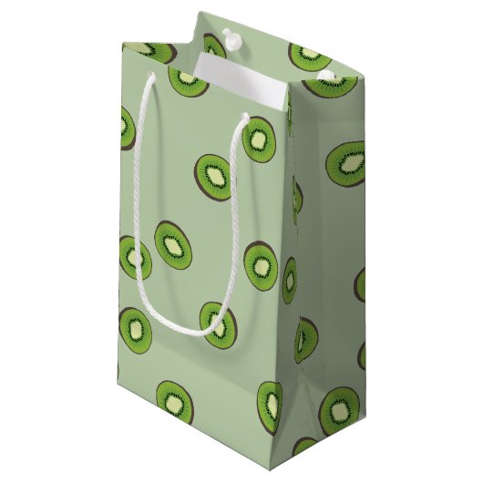 Kiwi Klein Cadeauzakje (Voorkant Gekanteld)
