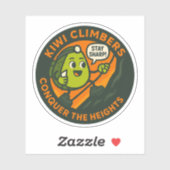 Kiwi Klimmers Overwinnen De Hoogten Sticker (Vel)