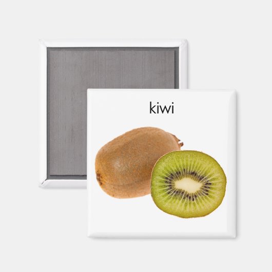 Kiwi-koelkast Magnet (Voorkant / Achterkant)