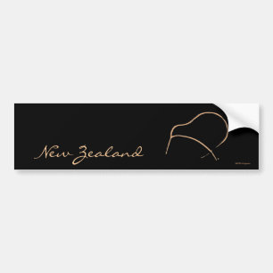 KIWI Kunst Bumpersticker