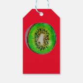 Kiwi Kunst op Set van Gift Labels Cadeaulabel (Achterkant)
